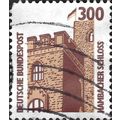 GERMANY, Hambach castle, two-tone brown 1988, 3...