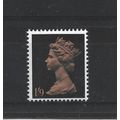 GB.SG744 1s 9d Dull Orange and Black.Mounted Mi...