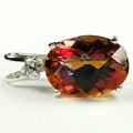 Twilight Fire Topaz, 925 Sterling Silver Pendan...