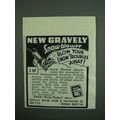 1950 Gravely Snow Blower Ad - Blow Troubles Away