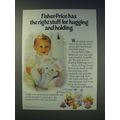 1989 Fisher-Price Baby Puffalumps Ad - Fisher-P...