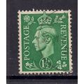 GB 1951 KGV1 1 1/2d Pale Green used stamp SG 50...
