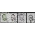 Mi 808/11: Definitive Stamps: President Klement...
