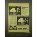 1966 Skipton Building Society Ad - Subscription shares