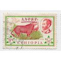 ETHIOPIA 1961 FAUNA ANIMALS GEMSBOK 50c USED