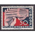 Liechtenstein 1962 Clasped Hands 50r Mint Hung ...