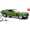 RARE KEYCHAIN 70 GREEN FORD MUSTANG BOSS 302 CU...