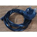 Mains cable 1.8m C7 IEC "8" plug and UK 13A plu...