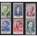 France 1958 SG 1390-5 Used - Red Cross Semi-pos...
