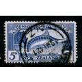 NEW ZEALAND 1942 SG 584c 5d ULTRAMARINE STRIPED...