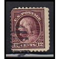 Used 474 12c Benjamin Franklin Barely Clears K3754