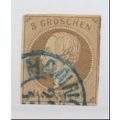 Hanover (German State) Stamp Scott #23, Used