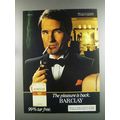 1982 Barclay Cigarettes Ad