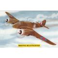 Artist Drawn Bristol Beaufighter Military Aircr...