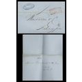 Russia Stampless SFL St Petersburg to Finland 1853