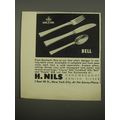 1951 H. Nils Bell Silverware Advertisement