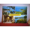 KASSIOPI, CORFU, GREECE used postcard 1982 pm #