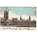 1905 LONDON ~ HOUSES OF PARLIAMENT - BLACKHEATH...