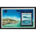 Chad Zeppelin Flight 100f 1977 MNH SG#481