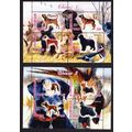Chad Dogs 2 Sheetlets 2012 MNH