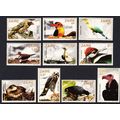 Zaire Kingfisher Turaco Vulture Grebe Birds 10v...