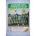 1985 programme Ashford Town v. Dover Athletic