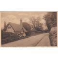 EC517 LEEK-WOOTTON - OLD COTTAGES . PRINTED POS...