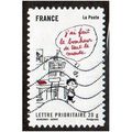 FRA 2009 (56c) 'SOURIRES -J'AI FAIT ' FINE USED...