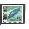 Tanzania QE11 1967 50c Blue Birdwrasse SG 148 M...