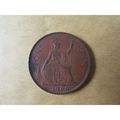 1966 QUEEN ELIZABETH II ONE PENNY - COIN - 1 FR...
