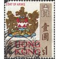 HONG KONG, Coat of Arms, beige 1968, $1