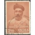 India 1956 - SG 374 - 2a brown - Lokmanya Bal G...