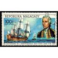 Madagascar Malagasy 1975 Airmail 100f Used Stam...