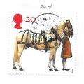 GB 1997 QUEEN ELIZABETH HORSES 20p CEREMONIAL h...