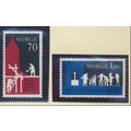 Norway Stamps Scott #576 To 577, Mint Hinged