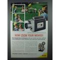 1960 Kodak Zoom 8 Movie Camera Ad - Now Zoom Yo...