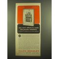 1965 Allen-Bradley Bulletin 709 Size 3 Motor Starter Ad