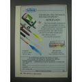 1991 HK Holbein Aeroflash Color Ad - For brush, pen, technical pen and air-brush