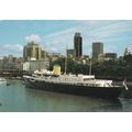 Along the Thames London Postcard unused VGC
