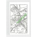 Bury St Edmunds Street Plan - 1964 Cutting / Print