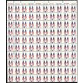 1509, HUGE Misperforated ERROR Sheet of 100 10¢...