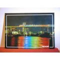 THE RIVER AT NIGHT, MIAMI, FLORIDA .. unused po...