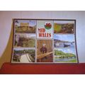 MID-WALES, multiview , unused vintage postcard ...
