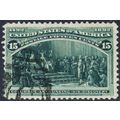 238, Used FVF 15¢ Columbian * Stuart Katz