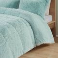 Twin/Twin XL Soft Sherpa Faux Fur 2-Piece Comfo...