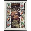 Burundi WWF Sitatunga Imperf Sheetlet of 2 sets...