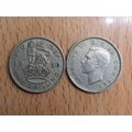 GB 1950 George V1 English 1/- Shilling Coin