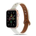 Double Rivets Leather Watchband for Apple Watch...