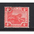 Federated Malay States - 1904-22 - 4c Scarlet (...
