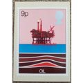 Oil, 9p Post Office Postcard PHQ 27 (a), 1978